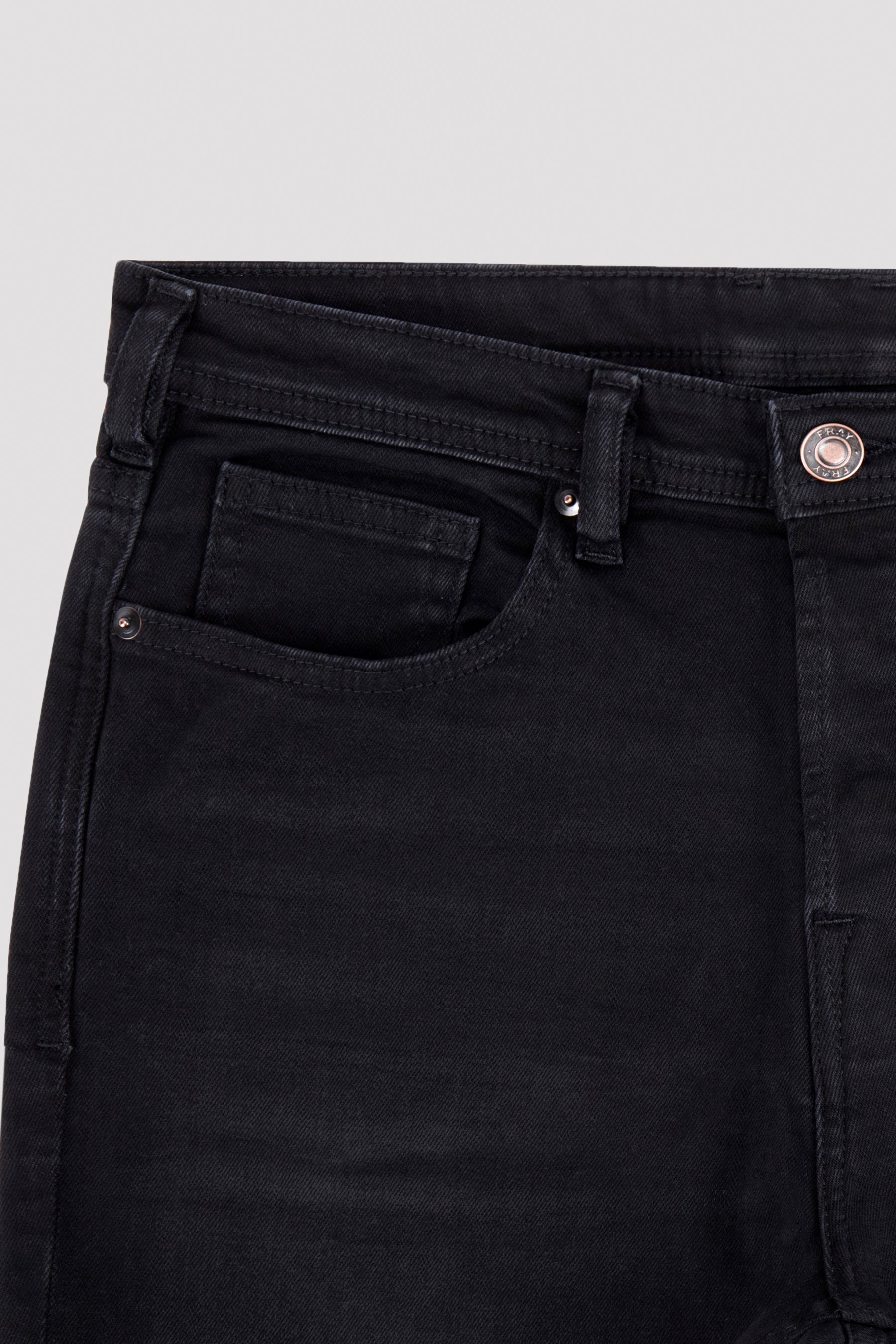 Boot Cut Jeans in Black Denim – Fray London